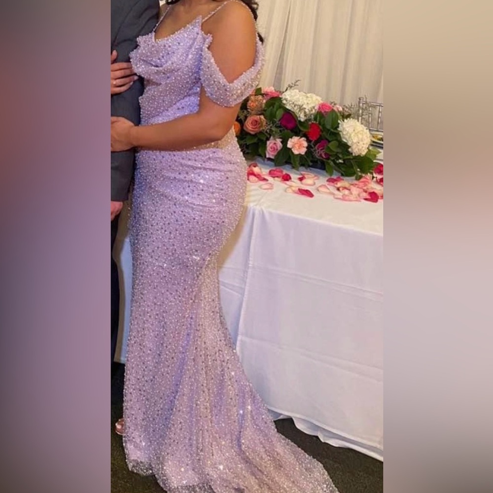 Elegant Lavender Evening Gown / Prom dress